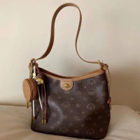 Chio2nd - Tặng Ví Mini - Túi tote Bᶖgsize Dáng Công Sở Nâu By.halinh