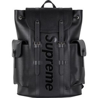 【紐約范特西】預購 LV x Supreme Christopher Backpack Epi PM Black後背包