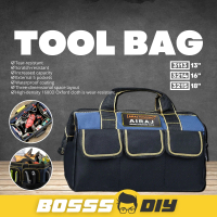 AIRAJ Waterproof Tool Bag Top Wide Neck Tool Bag for Hand/Strength Hanging Heavy Duty Bag Large Capa