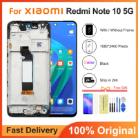 6.5" Original Screen For Xiaomi Redmi Note 10 5G Lcd Display Touch with Frame Digitizer For Redmi Note 10 5G M2103K19G Display