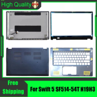 For Acer Swift 5 SF514-54T N19H3 Laptop LCD Rear Lid Back Top Cover Front Bezel Palmrest Upper Bottom Base Case Housing Blue