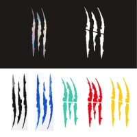 Car Stickers Reflective Scratch Marks Headlight Bumpers Sticker Waterproof Decal Motorcycle Decal Dropship