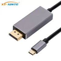 Type C to DisplayPort-compatible Cable 8K DP USB3.1 to Display port-compatible 1.4 Cable 8K60Hz DP Adapter for Macbook Air 12"