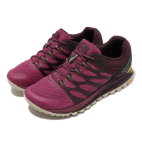 Merrell 戶外鞋 Antora 2 GTX 桃紅 深紫 女鞋 登山鞋 黃金大底 防水 Gore-Tex ML067198
