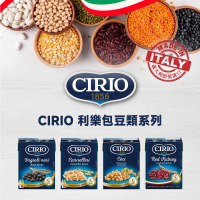 CIRIO 義大利 精選豆類綜合380gx2入組(鷹嘴豆 埃及豆、紅腰豆、白腰豆)