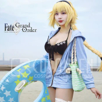FGO Fate/Grand Order Jeanne d'Arc Cosplay Costume Archer Full Set Summertime Spirte 1 Costume COSPLAYONSEN