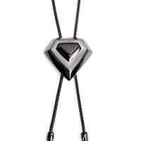 【MF select】幾何系列三角形 金屬繩款 保羅領帶/Bolo Tie/美式領帶(台灣研發設計)