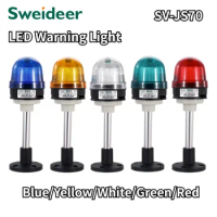 Alert Leds LED Indicator Alarm Lamp 12V24V220V Green Yellow Red Blue Flashes with Buzzer Warning Light Indicator round light