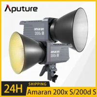 Aputure Amaran 200x S 200W 2700-6500K Bi-color LED COB Photography Video Light Amaran 200d S / 100d 5600K Daylight Fill Lamp