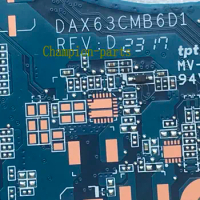 STOCK DAX63CMB6D1 LAPTOP MOTHERBOARD FOR HP 450 G3 MAINBOARD PROCESSOR CORE I7-6500U RAM DDR4