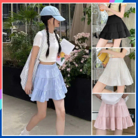Chân váy nữ chữ A bigsize lưng chun co giãn 3 tầng CV81 Chân váy ngắn nữ cạp cao 2 lớp dáng xòe mặc 