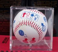 亞克力透明棒球展示盒 帶底座 收藏盒 防塵防潮 塑料盒 裝飾
