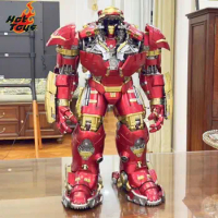 Hottoys MMS510 Marvel The Avengers Iron Man Mk44 Anti-hulk 2.0 Deluxe Hulkbuster Alloy Anime Action Collection Figures Gift Toy