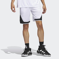 Adidas Pro Block Short IC2430 男 籃球褲 短褲 亞洲版 運動 訓練 吸濕排汗 白