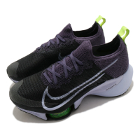 Nike 慢跑鞋 Zoom Tempo NEXT FK 女鞋 氣墊 舒適 避震 路跑 運動 健身 球鞋 黑 紫 CI9924500