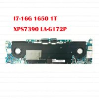LA-G172P Mainboard Motherboard With SRG0N I7-1065G7 CPU 16G 1TB FOR DELL XPS 13 7390 Laptop CN-0V4XYY