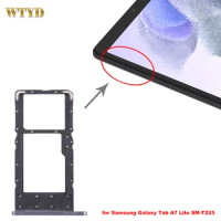 SIM Card Tray + Micro SD Card Tray For Samsung Galaxy Tab A7 Lite SM-T225