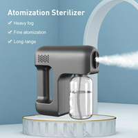 噴霧機 防疫消毒噴霧器 充電手持納米藍光噴霧槍 無線小型電動霧化消毒機 WJ 【麥田印象】
