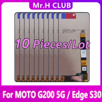 10 PCS Original For Motorola Moto Edge S30 LCD Display Touch Screen Digitizer Repair Replacement Display For MOTO G200 5G LCD