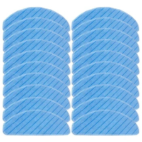 Promotion!20Pcs Washable Mop Cloth Pads For Ecovacs Deebot T8 T9 AIVI T9 Model T9 Series Vacuum Cleaner Replacement