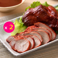 【卜蜂】異國美食饗宴 港式蜜汁叉燒肉 2盒組(250g/盒_團購.居家料理.節慶必備)