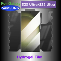Full Screen Protector For Samsung Galaxy S23 Ultra S22 S21 Ultra Butterfly Hydrogel Film for s23 S22 Plus s21 s20 FE