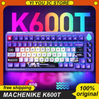 Mechanist K600t Ip Customized Mechanical Keyboard 3-mode Wireless Gasket Wired/2.4g/bluetooth Hot-swap Anime Gamer E-sports