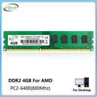 VEHT DDR2 4GB Desktop Memory Ram For Intel And AMD PC2-6400 CL6 800Mhz 1.8v 200Pin Non-ECC DIMM Computer Memories Ram For DDR2