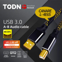 Canare HIFI USB Cable DAC A-B Alpha OCC Digital AB Audio A to B high endType A to Type B Hifi Data Cable