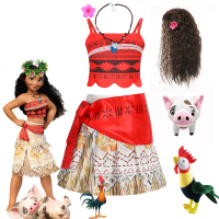 Trang Phục Nhập Vai Hoạt Hình, Cuộc Phiêu Lưu Đại Dương, Phong Cách Polynesia, Váy Hai Mảnh Moana, D