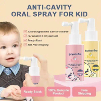 [COD & HALAL]Baby Oral Spray Anti Cavity for Kid Baby Tooth Cleaning Toothache Spray for Kids 1-12 Y