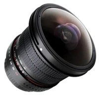 JINTU 8mm Fisheye Lens Wide Angel Lens for Nikon DX D850 D500 D7500 D5600 D5500 D5400 D3400 D3300 D3200 DSLR Cameras
