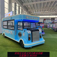 餐車 新品金屬電動美食車-創新定時營業流動攤多場景熱賣美食車