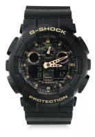 G-shock Casio G-SHOCK Jam Tangan Pria - Black Gold - Resin - GA-100CF-1A9DR