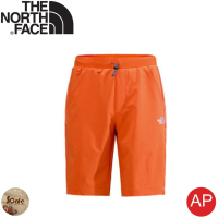 【The North Face】美國 男 SCafe短褲《木瓜橘》CZL1/運動短褲/透氣/彈性(悠遊山水)