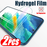 2pcs Hydrogel Film For Samsung Galaxy S21 S22 S20 Plus Ultra FE 5G Soft Screen Protector Sansun Galaxi S 21 22 20 5 G Not Glass