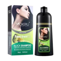 Hair Nourishing Shampoo Fast Dye for White Gray Hair Coverage Easy to Use 500ml Dye Your Hair Black at Home