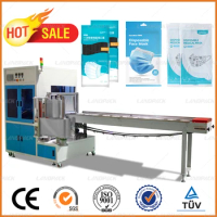 Fully Automatic Disposable Mask Face Mask Four Side Sealing Packing Machine