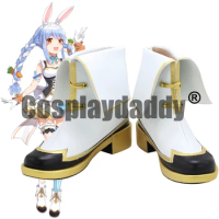Japanese Virtual YouTuber Vtuber Usada Pekora Peko-chan Hololive 1st Fes NONSTOP STORY Ver. Cosplay Shoes Ankle Boots X002