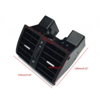 L41A Black Car Centre Console Rear Air Vent Replacement Compatible with Touran 13-15 Caddy 04-15