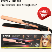 Rozia HR-785 Professional Hair Straightener Fast Heating Flat Iron Hair Smoothing & Styling Tool for