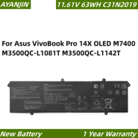 C31N2019 3ICP6/70/81 11.61V 6427mAh/63Wh Laptop Battery for Asus VivoBook Pro 14X OLED M7400 M3500QC-L1081T M3500QC-L1142T