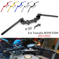 For Yamaha MT09 MT-09 FZ09 MT 09 V3 Adjustable Clip On Handlebars Handle Bar Clamp Adapter 2013 -2023 2021 2020 2019 2018 2017