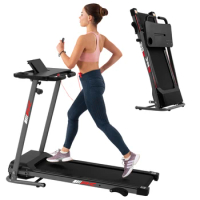 US Stock FYC Folding Treadmill for Home with Desk - 2.5HP Compact Electric Treadmill for Running and Walking Foldable Machine