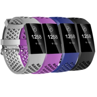 4 Pack For Fitbit Charge 3 Strap Women Men TPU Smart Watch Accessory Wrist Straps For Fitbit Charge 3 Bands Charge3 Bracelet