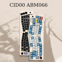 ABM066 Alice Mechanical Keyboard RGB Three Mode Opposite-sex Hot Swappable Bluetooth/2.4Ghz/Type-C Mechanical Keyboard Kit