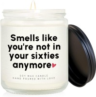 Funny 40th Birthday Gifts Women- Handmade Lavender Birthday Candle- 40 Year Old Birthday Gifts for W