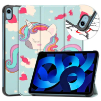 For Apple iPad 10th Generation Case Smart PU Leather Cover Funda for iPad 10 9 10.9 10th Gen 2022 Case Magentic Stand Cover Kids