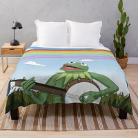 Wholesome Kermit The FrogThrow Blanket Throw And Blanket From Fluff