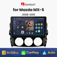 Junsun V1 AI Voice Wireless CarPlay Android Auto Radio for Mazda MX-5 MX5 III 3 NC 2008 - 2015 4G Car Multimedia GPS 2din